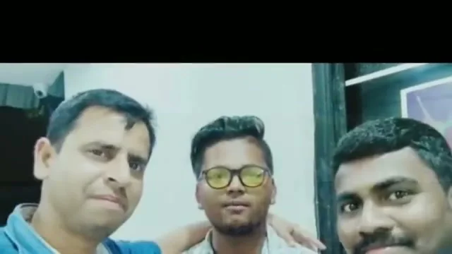 Satish with a client